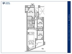 クレッセント東中野レジデンス 3LDKの間取図画像