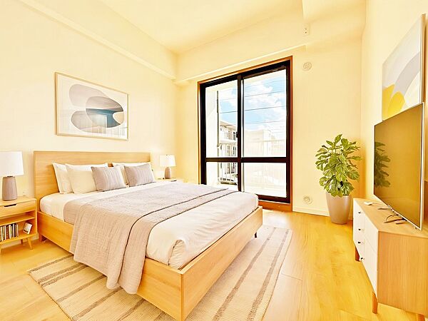【配置してある家具や小物はCGによるイメージです。】【Bedroom】居室