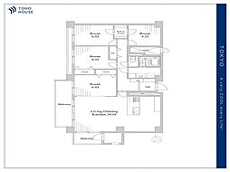 パシフィック中野 4LDKの間取図画像