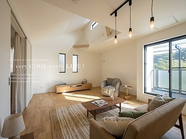 【配置してある家具や小物はCGによるイメージです。】【Livingroom】リビングルーム