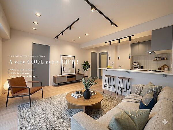 【配置してある家具や小物はCGによるイメージです。】【Livingroom】リビングルーム
