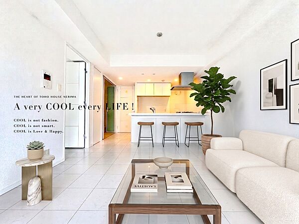 【配置してある家具や小物はCGによるイメージです。】【Livingroom】リビングルーム