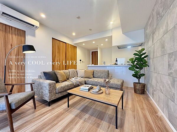 【配置してある家具や小物はCGによるイメージです。】【Livingroom】リビングルーム