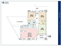 グリーンコーポ東高円寺 3LDKの間取図画像