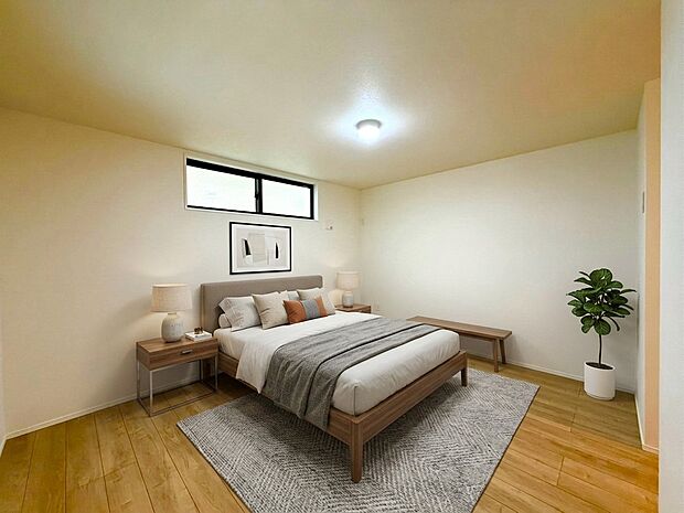 【配置してある家具や小物はCGによるイメージです。】【Bedroom】居室