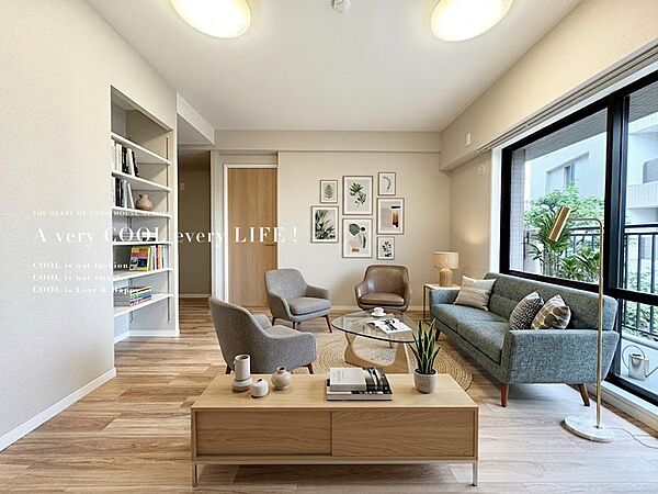 【配置してある家具や小物はCGによるイメージです。】【Livingroom】リビングルーム
