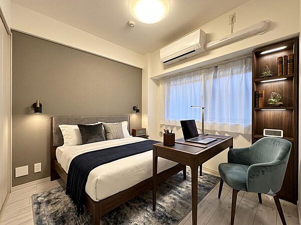 【配置してある家具や小物はCGによるイメージです。】【Bedroom】居室