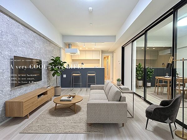 【配置してある家具や小物はCGによるイメージです。】【Livingroom】リビングルーム