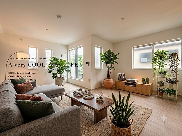 【配置してある家具や小物はCGによるイメージです】【Livingroom】リビング
