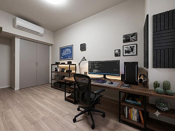 「CG技術で、家財を追加しています」【Bedroom】居室