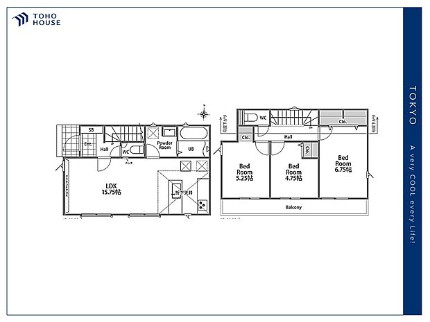 【floor plan】間取り