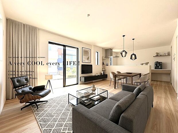 【配置してある家具や小物はCGによるイメージです】【Livingroom】リビング