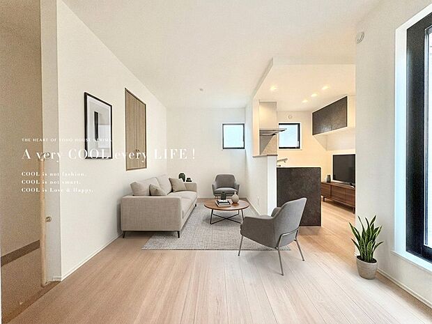 【配置してある家具や小物はCGによるイメージです。】【Livingroom】リビングルーム