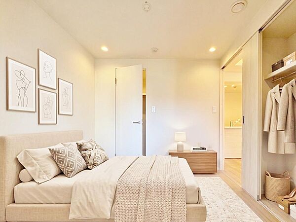 【配置してある家具や小物はCGによるイメージです。】【Bedroom】居室