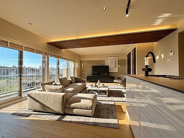 【配置してある家具や小物はCGによるイメージです。】【Livingroom】リビングルーム
