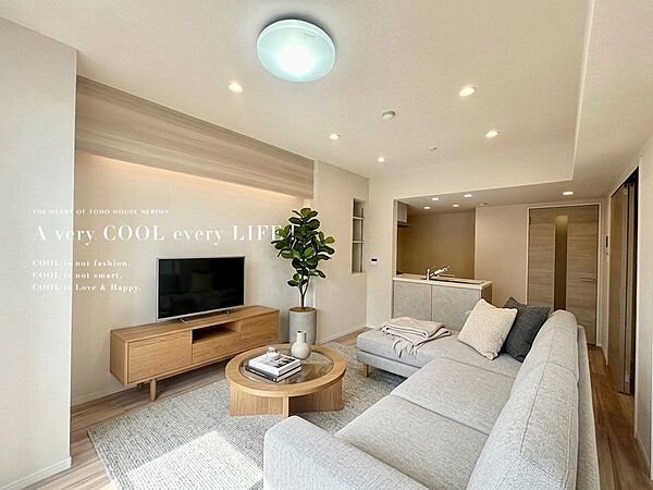 【配置してある家具や小物はCGによるイメージです。】【Livingroom】リビングルーム