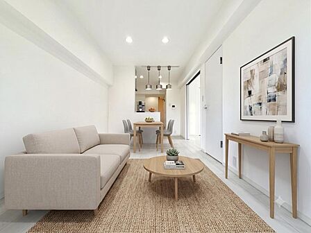 【配置してある家具や小物はCGによるイメージです】【Livingroom】リビング
