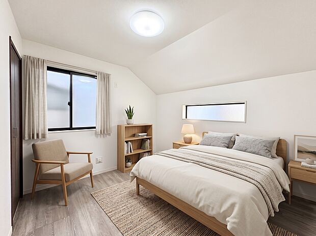 【配置してある家具や小物はCGによるイメージです。】【Bedroom】居室