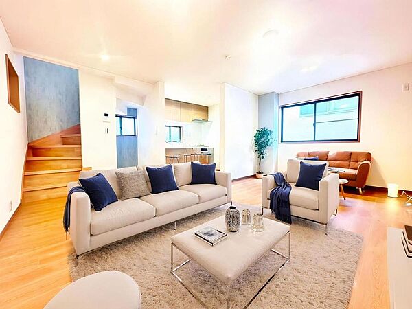 【配置してある家具や小物はCGによるイメージです。】【Livingroom】リビングルーム