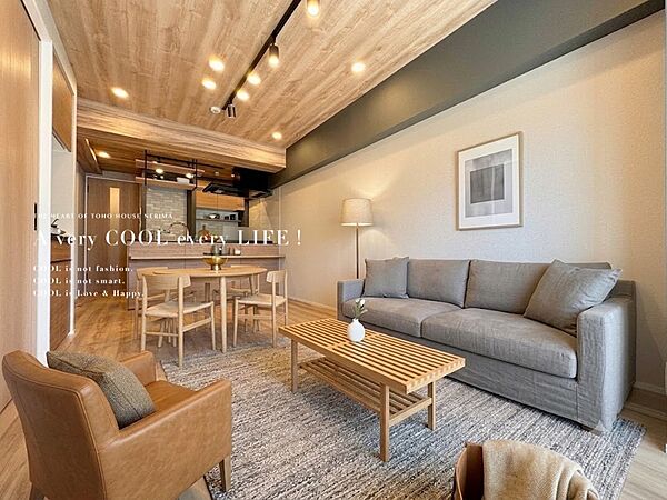 【配置してある家具や小物はCGによるイメージです。】【Livingroom】リビングルーム