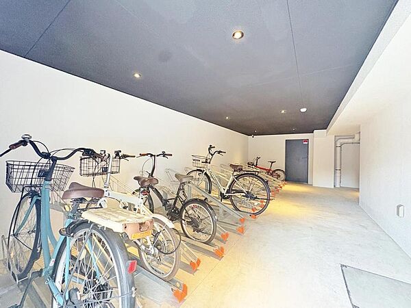 【Bicycle　Parking　area】駐輪場