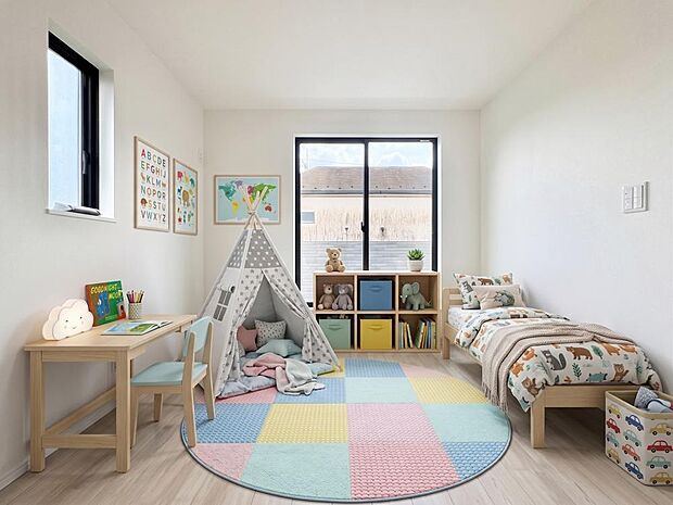 【配置してある家具や小物はCGによるイメージです】【Bedroom】居室
