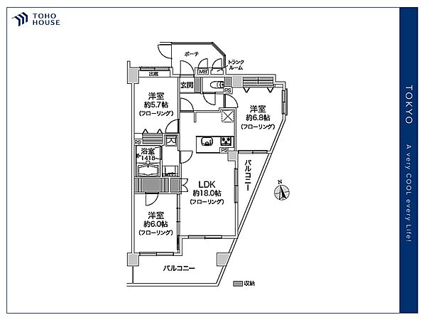 【floor plan】間取り