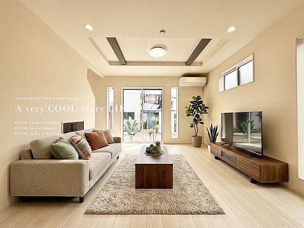 【配置してある家具や小物はCGによるイメージです。】【Livingroom】リビングルーム