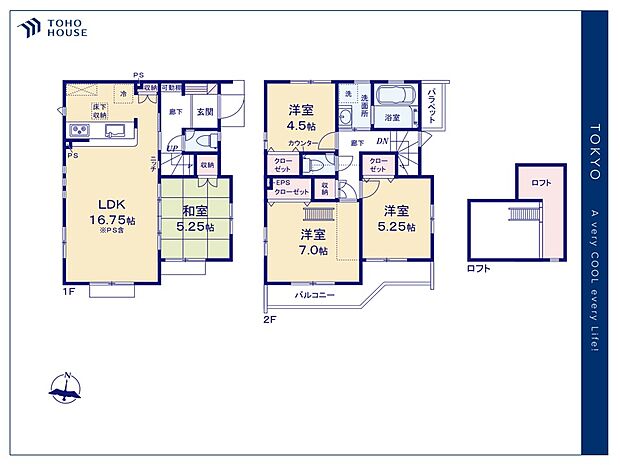 【floor plan】間取り