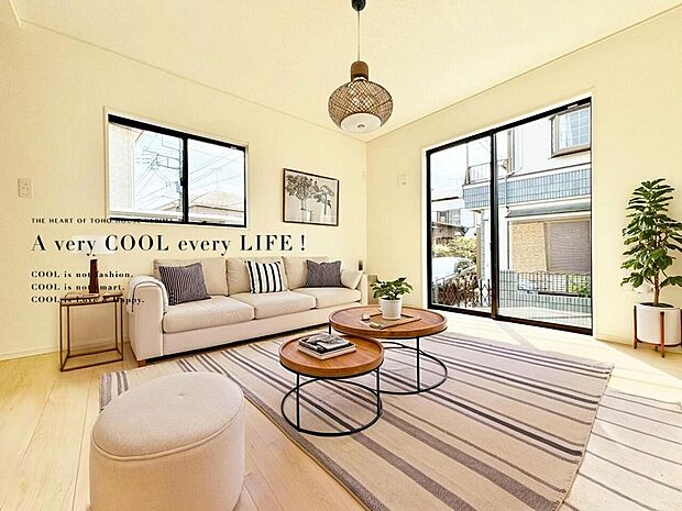 【配置してある家具や小物はCGによるイメージです。】【Livingroom】リビングルーム