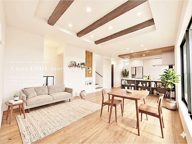 【配置してある家具や小物はCGによるイメージです。】【Livingroom】リビングルーム
