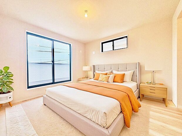 【配置してある家具や小物はCGによるイメージです。】【Bedroom】居室