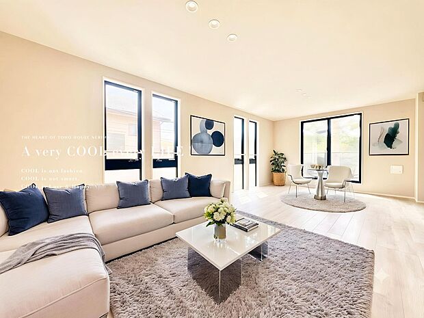 【配置してある家具や小物はCGによるイメージです。】【Livingroom】リビングルーム