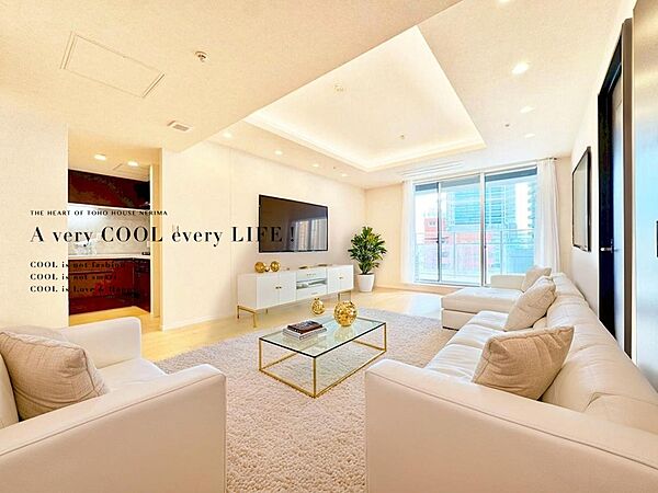 【配置してある家具や小物はCGによるイメージです】【Livingroom】リビング