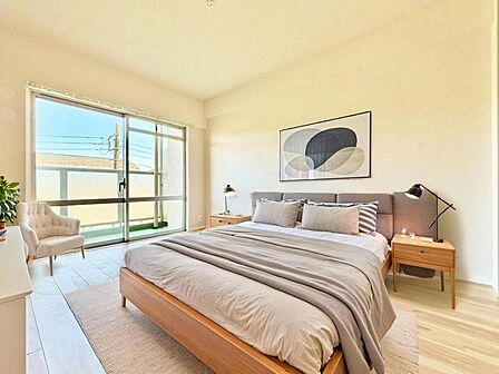 【配置してある家具や小物はCGによるイメージです。】【Bedroom】居室