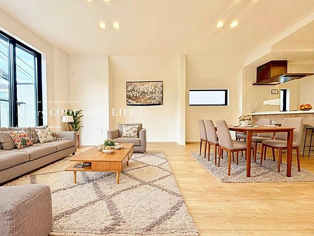 【配置してある家具や小物はCGによるイメージです。】【Livingroom】リビングルーム