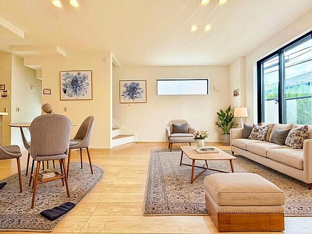 【配置してある家具や小物はCGによるイメージです。】【Livingroom】リビングルーム