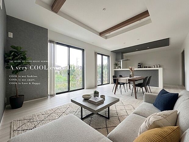 【配置してある家具や小物はCGによるイメージです。】【Livingroom】リビングルーム