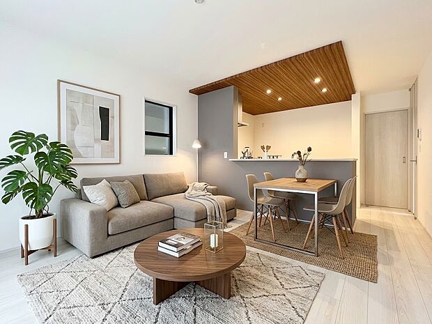 【配置してある家具や小物はCGによるイメージです。】【Livingroom】リビングルーム