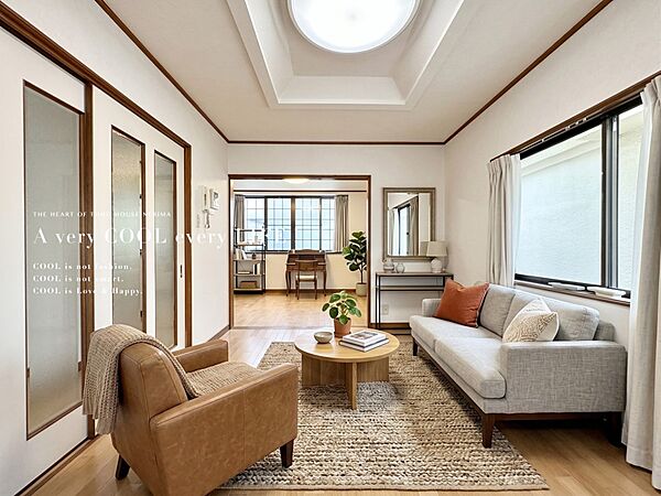 【配置してある家具や小物はCGによるイメージです。】【Livingroom】リビングルーム