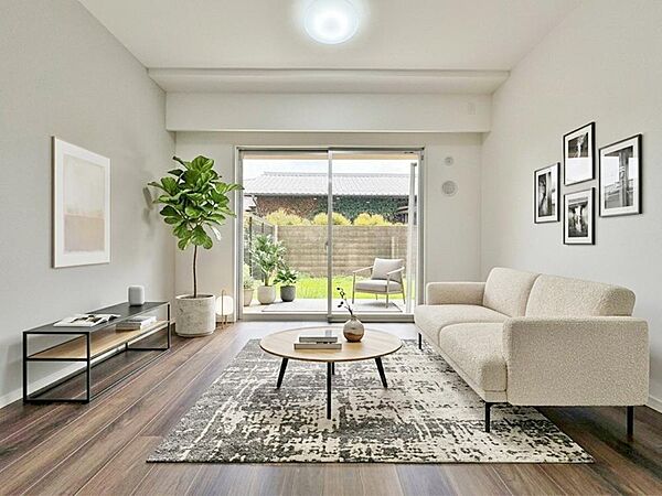 【配置してある家具や小物はCGによるイメージです】【Livingroom】リビング