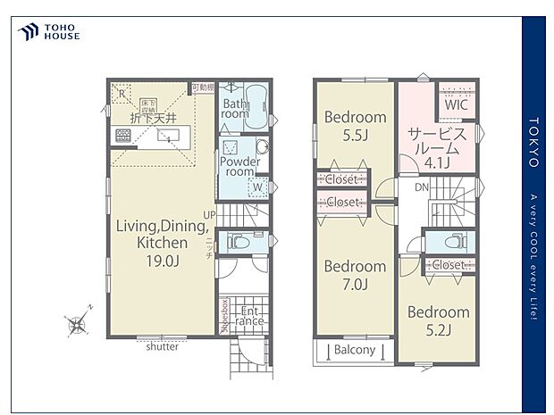 【floor plan】間取り