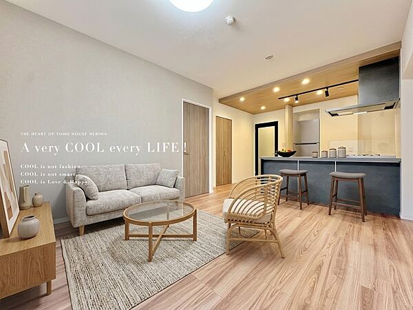 【配置してある家具や小物はCGによるイメージです。】【Livingroom】リビングルーム