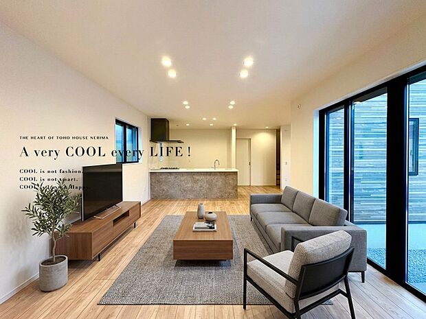 【配置してある家具や小物はCGによるイメージです】【Livingroom】リビング