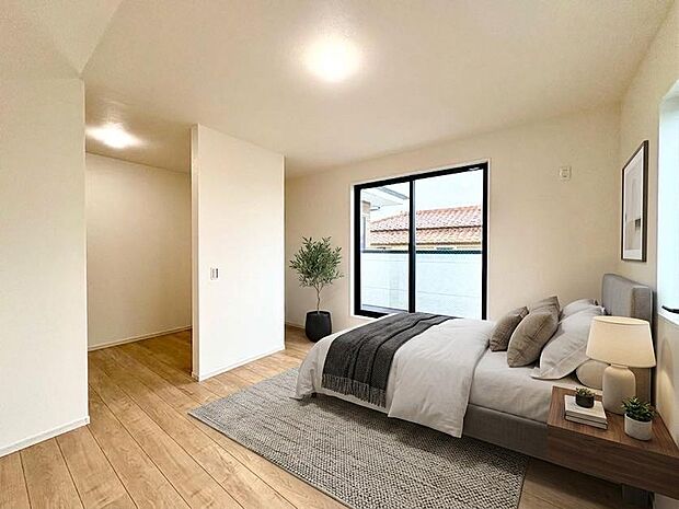 【配置してある家具や小物はCGによるイメージです】 【Bedroom】居室