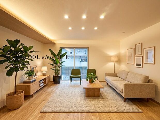 【配置してある家具や小物はCGによるイメージです】【Livingroom】リビング