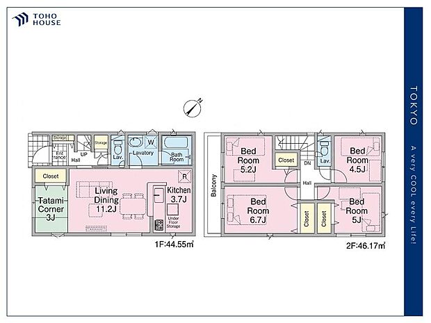 【floor plan】間取り