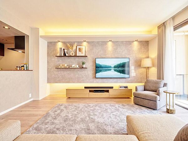 【配置してある家具や小物はCGによるイメージです。】【Livingroom】リビングルーム
