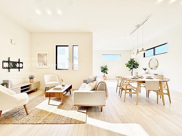 【配置してある家具や小物はCGによるイメージです。】【Livingroom】リビングルーム