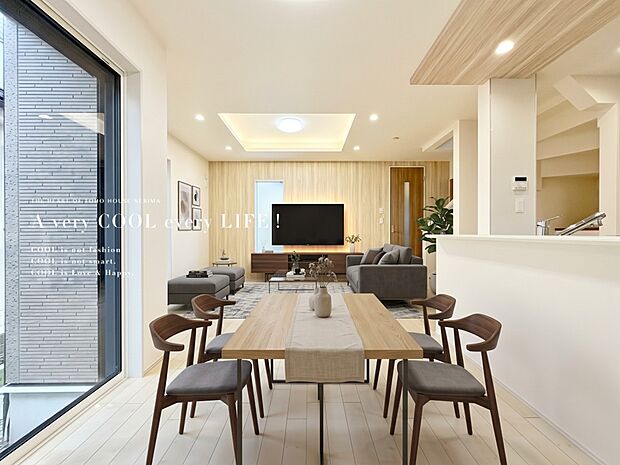 【配置してある家具や小物はCGによるイメージです。】【Livingroom】リビングルーム